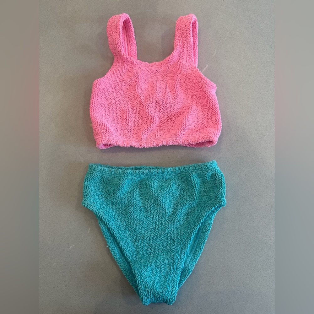Hunza G Kids Swim Bikini in Pink